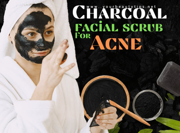 Charcoal Facial Scrub for Acne
