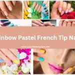 Rainbow pastel French tip nails are a fun and playful way to add some color to your look. This trendy nail design involves painting the tips of your nails in a rainbow of soft, pastel colors, creating a gradient effect that is both chic and whimsical. To achieve this look, start by painting your nails with a clear base coat to protect them from staining. Next, choose a selection of pastel shades in the colors of the rainbow, such as pale pink, lavender, mint green, baby blue, and lemon yellow. Using a small nail brush, carefully paint the tips of your nails in each of these colors, starting with the pink shade on your thumb and working your way through the rainbow to the yellow shade on your pinky finger. Once the tips are dry, you can add a coat of clear topcoat to seal the design and add some shine. And voila! You now have a fun and vibrant rainbow pastel French tip manicure that is perfect for any occasion. When writing an ALT text for this topic, it is important to provide a clear and concise description of the image. A good ALT text for this image might read: "A close-up photo of a hand with rainbow pastel French tip nails, featuring a gradient of soft, pastel colors in the shades of the rainbow." This ALT text provides a brief but accurate description of the image, allowing those with visual impairments to understand the content and context of the image.